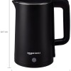 amazon basics 1.5 Liter Cool Touch Electric Kettle|1500 Watt|Stainless Steel Body|Auto Cut-Off|Triple Safety Protection(Black) amazon basics 1.5 Liter Cool Touch Electric Kettle|1500 Watt|Stainless Steel Body|Auto Cut-Off|Triple Safety Protection(Black)