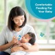 Vega Baby & Mom Tritan Feeding Bottle 150ml Wide Neck - Blue|Made of Durable Tritan| BPA/BPS Free | Shatter Proof | Suitable for 0+ Month Babies,(VBFB4-03)