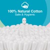 Vega Baby & Mom Cotton Buds (200 Buds, 400 Tips) (PP Can) | for Baby's Hygiene & Care | 100% Cotton |100% Care | Gently Clean Baby Skin | Convenient Pack Sizes, (VBHA3-04)