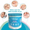 Vega Baby & Mom Cotton Buds (200 Buds, 400 Tips) (PP Can) | for Baby's Hygiene & Care | 100% Cotton |100% Care | Gently Clean Baby Skin | Convenient Pack Sizes, (VBHA3-04)
