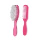 Vega Baby & Mom Comb & Brush Set - Pink | Crafted for Delicate Baby Scalp| Detangle Baby Hair Easily | Ultra Soft Nylon Bristle| Rount Tippped Tooth |Scalp Massage and Stimulation, (VBGA3-04)