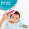 Vega Baby & Mom Comb & Brush Set - Pink | Crafted for Delicate Baby Scalp| Detangle Baby Hair Easily | Ultra Soft Nylon Bristle| Rount Tippped Tooth |Scalp Massage and Stimulation, (VBGA3-04)