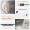 Ambrane Wired Type C in Ear Earphones with in-line Mic for Clear Calling, 1.2M Cable, 14mm Dynamic Drivers for BoostedBass, Multi-Functional Controller for Type C Enabled Mobiles (Stringz 02, Black) Ambrane Wired Type C in Ear Earphones with in-line Mic for Clear Calling, 1.2M Cable, 14mm Dynamic Drivers for BoostedBass, Multi-Functional Controller for Type C Enabled Mobiles (Stringz 02, Black)