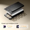 (Refurbished) Ambrane 10000mAh Slim Power Bank, 20W Fast Charging, Dual Output, Type C PD (Input & Output), Quick Charge, Li-Polymer, Multi-Layer Protection for iPhone, Anrdoid & Other Devices (Stylo 10K, Black) (Refurbished) Ambrane 10000mAh Slim Power Bank, 20W Fast Charging, Dual Output, Type C PD (Input & Output), Quick Charge, Li-Polymer, Multi-Layer Protection for iPhone, Anrdoid & Other Devices (Stylo 10K, Black)