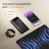 (Refurbished) Ambrane 10000mAh Slim Power Bank, 20W Fast Charging, Dual Output, Type C PD (Input & Output), Quick Charge, Li-Polymer, Multi-Layer Protection for iPhone, Anrdoid & Other Devices (Stylo 10K, Black) (Refurbished) Ambrane 10000mAh Slim Power Bank, 20W Fast Charging, Dual Output, Type C PD (Input & Output), Quick Charge, Li-Polymer, Multi-Layer Protection for iPhone, Anrdoid & Other Devices (Stylo 10K, Black)