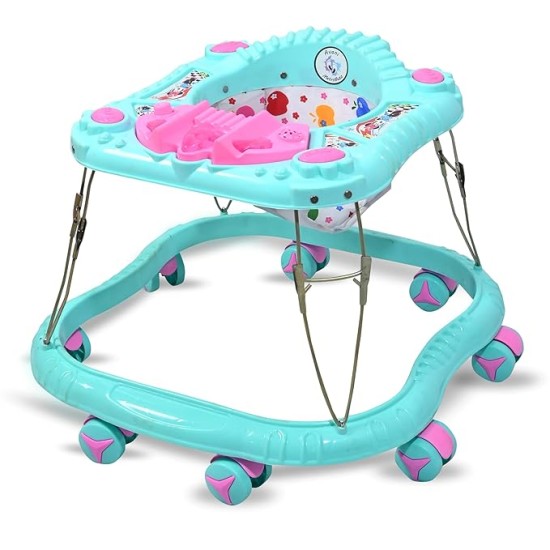 AVANI METROBUZZ 360° Baby Activity Walker with Toy Bar, Music & Light for 6 Months to 18 Months Old Baby (Blue) AVANI METROBUZZ 360° Baby Activity Walker with Toy Bar, Music & Light for 6 Months to 18 Months Old Baby (Blue)