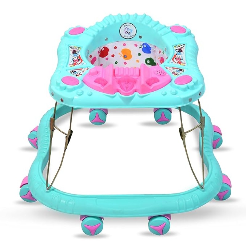 AVANI METROBUZZ 360� Baby Activity Walker with Toy Bar, Music & Light for 6 Months to 18 Months Old Baby (Blue) AVANI METROBUZZ 360� Baby Activity Walker with Toy Bar, Music & Light for 6 Months to 18 Months Old Baby (Blue)