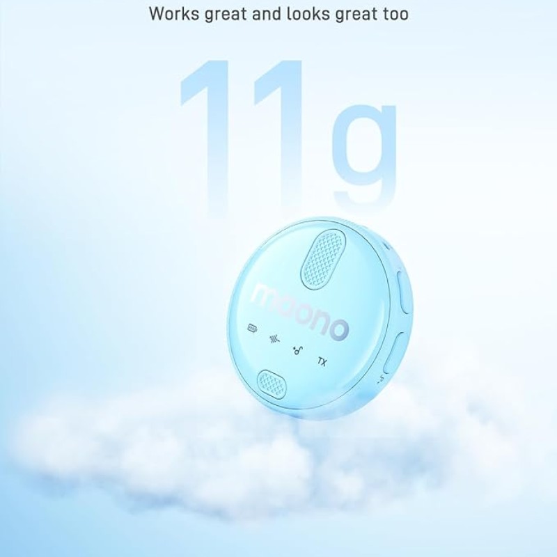 MAONO Wireless Collar Mic for YouTube PC and Type C Mobile, Noise Cancellation Lapel mic with 6H Battery, 100m Transmission, Gain, Mute, Monitoring for YouTube, Vlogging, Podcasting MAONO Wireless Collar Mic for YouTube PC and Type C Mobile, Noise Cancellation Lapel mic with 6H Battery, 100m Transmission, Gain, Mute, Monitoring for YouTube, Vlogging, Podcasting