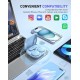 MAONO Wireless Collar Mic for YouTube PC and Type C Mobile, Noise Cancellation Lapel mic with 6H Battery, 100m Transmission, Gain, Mute, Monitoring for YouTube, Vlogging, Podcasting
