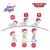 Little Angel Baby Easy Dry Diaper Pants With 12 Hrs Absorption Large Size, 9-14 Kgs - L (62 Pieces)