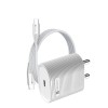 Portronics Adapto 33G 33W GaN Type C PD Port Fast Wall Charger Comes with 60W Nylon Braided Type C to Type C Fast Charging Cable, Compatible with iPhone 8 and Above, iPad, Tablet(White) Portronics Adapto 33G 33W GaN Type C PD Port Fast Wall Charger Comes with 60W Nylon Braided Type C to Type C Fast Charging Cable, Compatible with iPhone 8 and Above, iPad, Tablet(White)