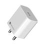 Portronics Adapto 12 C 2.4A 12W Fast Wall Charger with 1M Type C Charging Cable for iPhone 11/Xs/XS Max/XR/X/8/7/6/Plus, iPad Pro/Air 2/Mini 3/Mini 4, Samsung S4/S5, and More(White)