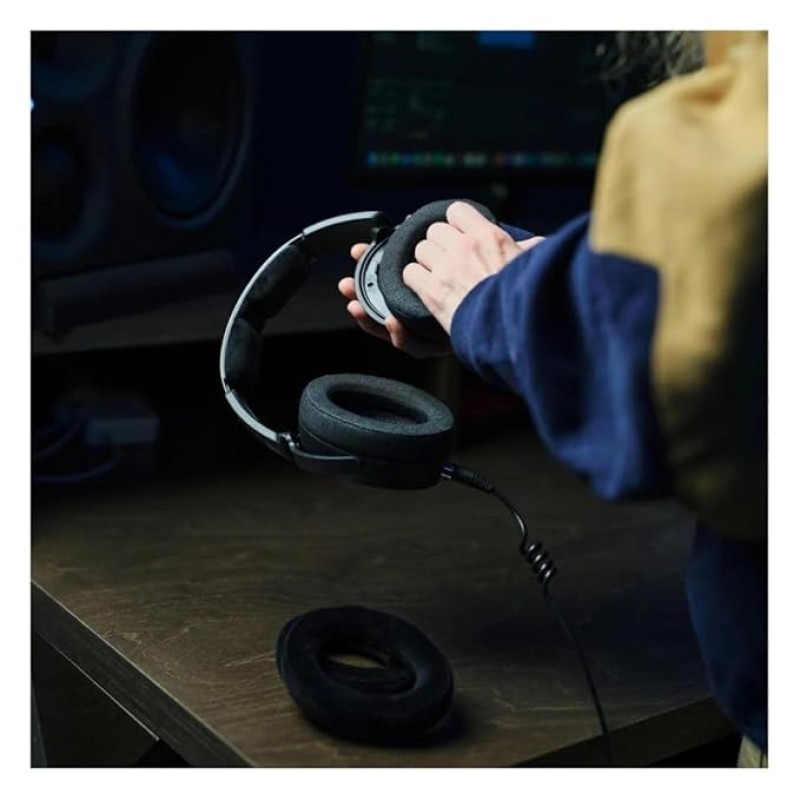 SENNHEISER HD 490 PRO Open-Back Studio Over Ear Wired Headphones|Ultra-Wide 3D Soundstage|Neutral Reference Tuning|Interchangeable Ear Pads|Perfect for Mixing,Music Production,Editing&Recording,Black