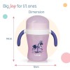 LuvLap 360� Soft Spout Baby Trainer Sipper, 240ml, Dual Handle Leakproof & spillproof Sippy Cup for Babies/Toddlers/Kids, Easy-Grip Handles, BPA-Free, Ergonomic Design, Purple