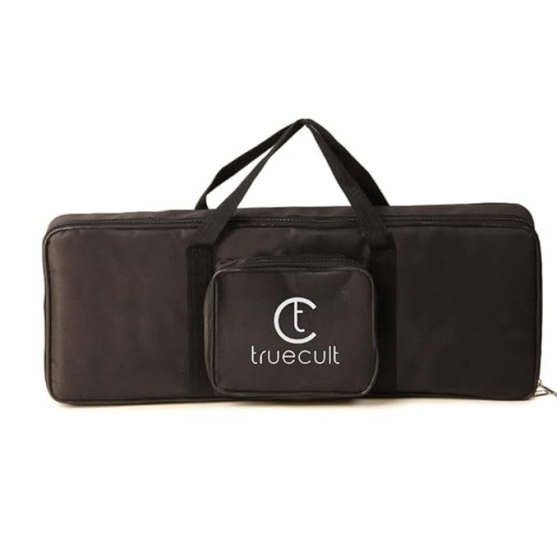 True Cult Polyester Keyboard Bag Compatible with 37 Keys Yamaha & Casio Pss-E30,Pss-F30 Padded Quality with Dust Cover (Black) True Cult Polyester Keyboard Bag Compatible with 37 Keys Yamaha & Casio Pss-E30,Pss-F30 Padded Quality with Dust Cover (Black)