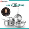 Bergner TriPro TriPly Stainless Steel 7 Pcs Cookware Set - 20cm Deep Kadai (1.5 L), 20cm Sautepan (1.2 L), 16cm Saucepan (1.7 L), 20cm Casserole (3 L), 3 Stainless Steel Lids, Induction Bottom, Silver Bergner TriPro TriPly Stainless Steel 7 Pcs Cookware Set - 20cm Deep Kadai (1.5 L), 20cm Sautepan (1.2 L), 16cm Saucepan (1.7 L), 20cm Casserole (3 L), 3 Stainless Steel Lids, Induction Bottom, Silver