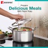 Bergner TriPro TriPly Stainless Steel 7 Pcs Cookware Set - 20cm Deep Kadai (1.5 L), 20cm Sautepan (1.2 L), 16cm Saucepan (1.7 L), 20cm Casserole (3 L), 3 Stainless Steel Lids, Induction Bottom, Silver Bergner TriPro TriPly Stainless Steel 7 Pcs Cookware Set - 20cm Deep Kadai (1.5 L), 20cm Sautepan (1.2 L), 16cm Saucepan (1.7 L), 20cm Casserole (3 L), 3 Stainless Steel Lids, Induction Bottom, Silver