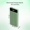 Portronics Luxcell B 10K 10000 mAh 22.5W Fast Charging Power Bank, Ultra Slim Power Bank with Mach USB-A Output, Type C PD Output, Type C Input, Wake Up Button(Green) Portronics Luxcell B 10K 10000 mAh 22.5W Fast Charging Power Bank, Ultra Slim Power Bank with Mach USB-A Output, Type C PD Output, Type C Input, Wake Up Button(Green)
