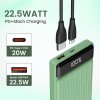 Portronics Luxcell B 10K 10000 mAh 22.5W Fast Charging Power Bank, Ultra Slim Power Bank with Mach USB-A Output, Type C PD Output, Type C Input, Wake Up Button(Green) Portronics Luxcell B 10K 10000 mAh 22.5W Fast Charging Power Bank, Ultra Slim Power Bank with Mach USB-A Output, Type C PD Output, Type C Input, Wake Up Button(Green)