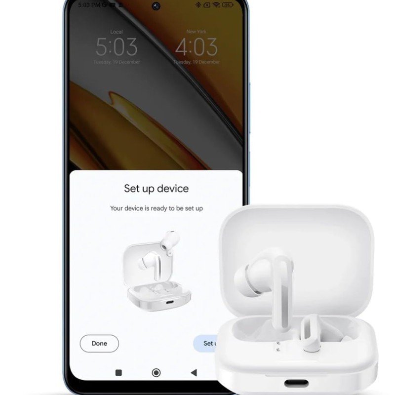 (Refurbished) Redmi Buds 5 Wireless Earphone - 46dB Active Noise Canceling, 40 Hour Battery Life, Bluetooth 5.3, Black. (Refurbished) Redmi Buds 5 Wireless Earphone - 46dB Active Noise Canceling, 40 Hour Battery Life, Bluetooth 5.3, Black.
