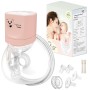Lifelong Cuppy Milk Wearable Breast Pump Electric for Feeding Mothers - Hands Free Breast Feeding Machine |Rechargeable| BPA free| 3 Modes 10 levels | 18, 21, 24 Flange Size| 1 Yr Warranty on Motor