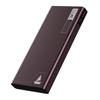 (Refurbished) Boat Energyshroom PB300 10000 mAh 22.5W Fast Charging Power Bank (2X Output Ports, Supports Android,iPhone,Tablets,Earbuds) (Burgundy), USB Type C