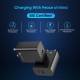 Portronics Adapto 70 33W Fast Charger Adapter with Dual Output (USB + Type C) Supports PPS Charging Via Type C Port, 27W Dash, Warp 27W, Dart, Super Dart 27W(Black)