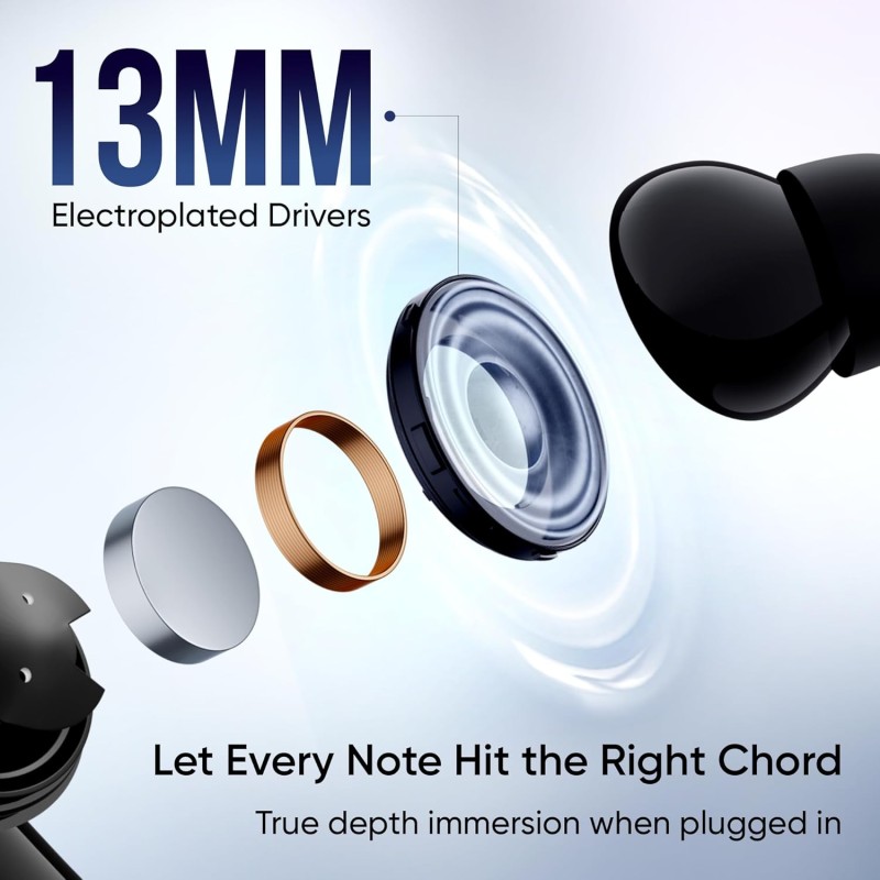 (Refurbished) Mivi DuoPods i2 True Wireless Earbuds - 45H+ Playtime, HD Calls, Fast Charging, 13mm Bass Drivers, IPX4 Sweatproof, v5.3 Bluetooth in Ear Ear Buds Wireless, Made in India (Refurbished) Mivi DuoPods i2 True Wireless Earbuds - 45H+ Playtime, HD Calls, Fast Charging, 13mm Bass Drivers, IPX4 Sweatproof, v5.3 Bluetooth in Ear Ear Buds Wireless, Made in India