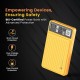 Portronics Luxcell Wireless Mini 10k 10000mAh 15W Magnetic Wireless Fast Charging Nano Power Bank with 22.5 Wired Output Compatible with iPhone 12 & Above & Other QI Enabled Devices(Yellow)