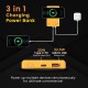 Portronics Luxcell Wireless Mini 10k 10000mAh 15W Magnetic Wireless Fast Charging Nano Power Bank with 22.5 Wired Output Compatible with iPhone 12 & Above & Other QI Enabled Devices(Yellow)