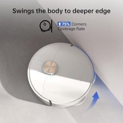 DREAME L10s Ultra Robot Vacuum Cleaner Washer with Self-Cleaning Base Station (Dust Drain, Automatic Cleaning) AI Obstacle Detection 3D, 5300Pa Suction Power, 210 Minutes Battery, WiFi/APP/Alexa