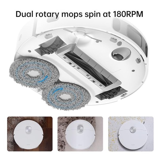 DREAME L10s Ultra Robot Vacuum Cleaner Washer with Self-Cleaning Base Station (Dust Drain, Automatic Cleaning) AI Obstacle Detection 3D, 5300Pa Suction Power, 210 Minutes Battery, WiFi/APP/Alexa DREAME L10s Ultra Robot Vacuum Cleaner Washer with Self-Cleaning Base Station (Dust Drain, Automatic Cleaning) AI Obstacle Detection 3D, 5300Pa Suction Power, 210 Minutes Battery, WiFi/APP/Alexa