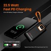 Portronics Ampbox 10K 10000 mAh Nano Power Bank with 22.5W Fast Charging, Digital Display, Dual Output(Type C PD + USB), Type C Input, Wake Up Button(Black) Portronics Ampbox 10K 10000 mAh Nano Power Bank with 22.5W Fast Charging, Digital Display, Dual Output(Type C PD + USB), Type C Input, Wake Up Button(Black)