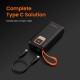 Portronics Ampbox 10K 10000 mAh Nano Power Bank with 22.5W Fast Charging, Digital Display, Dual Output(Type C PD + USB), Type C Input, Wake Up Button(Black)