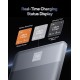 Baseus Blade2 12000mAh 65W Fast-Charging Power Bank – Ultra Slim with Digital Display, Dual Type-C PD Output – Horizon Silver (with 100W Type-C Cable)