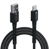 Portronics Konnect X 3A Unbreakable Nylon Braided USB to Type C Fast Charging Cable 2M Long, Supports All Type C Smartphones and Devices(Black) Portronics Konnect X 3A Unbreakable Nylon Braided USB to Type C Fast Charging Cable 2M Long, Supports All Type C Smartphones and Devices(Black)