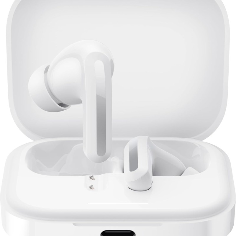 (Refurbished) Xiaomi Redmi Buds 5 Wireles Earbuds, Bluetooth 5.3 in-Ear Headphones, 46dB Active Noise Cancellation, Up to 40H Battery, Dynamic Driver, 5ATM Waterproof - White (Refurbished) Xiaomi Redmi Buds 5 Wireles Earbuds, Bluetooth 5.3 in-Ear Headphones, 46dB Active Noise Cancellation, Up to 40H Battery, Dynamic Driver, 5ATM Waterproof - White