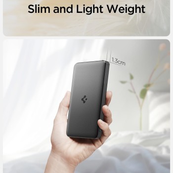 (Refurbished) Spigen ArcPack 10000mAh Power Bank, PD3.0, Fast Charging, 22.5W Max Output, 2 Type-C Ports, 1 USB-A Port - (ABS+PC, Black) (Black, PA2301) (Refurbished) Spigen ArcPack 10000mAh Power Bank, PD3.0, Fast Charging, 22.5W Max Output, 2 Type-C Ports, 1 USB-A Port - (ABS+PC, Black) (Black, PA2301)