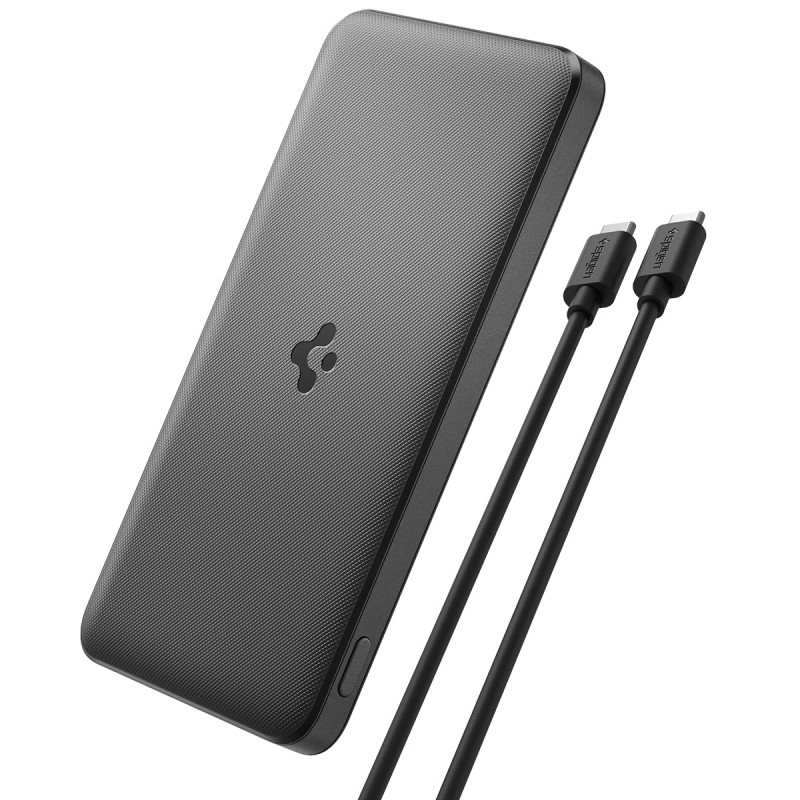 (Refurbished) Spigen ArcPack 10000mAh Power Bank, PD3.0, Fast Charging, 22.5W Max Output, 2 Type-C Ports, 1 USB-A Port - (ABS+PC, Black) (Black, PA2301) (Refurbished) Spigen ArcPack 10000mAh Power Bank, PD3.0, Fast Charging, 22.5W Max Output, 2 Type-C Ports, 1 USB-A Port - (ABS+PC, Black) (Black, PA2301)