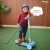 BUMTUM Smart Kick Scooter for Kids | 3 Adjustable Height Scooter, Foldable & Attractive PVC Wheels with Rare Brakes for Boys & Girls Age 5 Years (Blue) BUMTUM Smart Kick Scooter for Kids | 3 Adjustable Height Scooter, Foldable & Attractive PVC Wheels with Rare Brakes for Boys & Girls Age 5 Years (Blue)