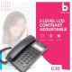 Beetel G20,TEC Certified,Caller ID Phone LCD Display, Ringer LED, DTMF/FSK Compatible, Adjustable Handset/Ringer Volume,Music on Hold,Desk/Wall Mountable,3 Level LCD Contrast,Alarm(Black)