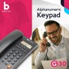 Beetel G30, TEC Certified, Caller ID Corded Landline Phonelcd Display,Ringer LED,DTMF/FSK Compatible,2-Way Adjustable Speaker Phone,Music On Hold, Desk/Wall Mountable, 3 Level LCD Contrast(G30-Black)