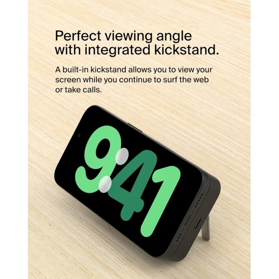 Belkin Qi2 10000 mAh Magsafe Wireless Power Bank | 15W Wireless Fast Charging, Compatible w/iPhone 17, Air, Pro, Pro Max, Google Pixel 10, etc. | 2 Years Warranty | Black