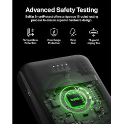 Belkin Qi2 10000 mAh Magsafe Wireless Power Bank | 15W Wireless Fast Charging, Compatible w/iPhone 17, Air, Pro, Pro Max, Google Pixel 10, etc. | 2 Years Warranty | White