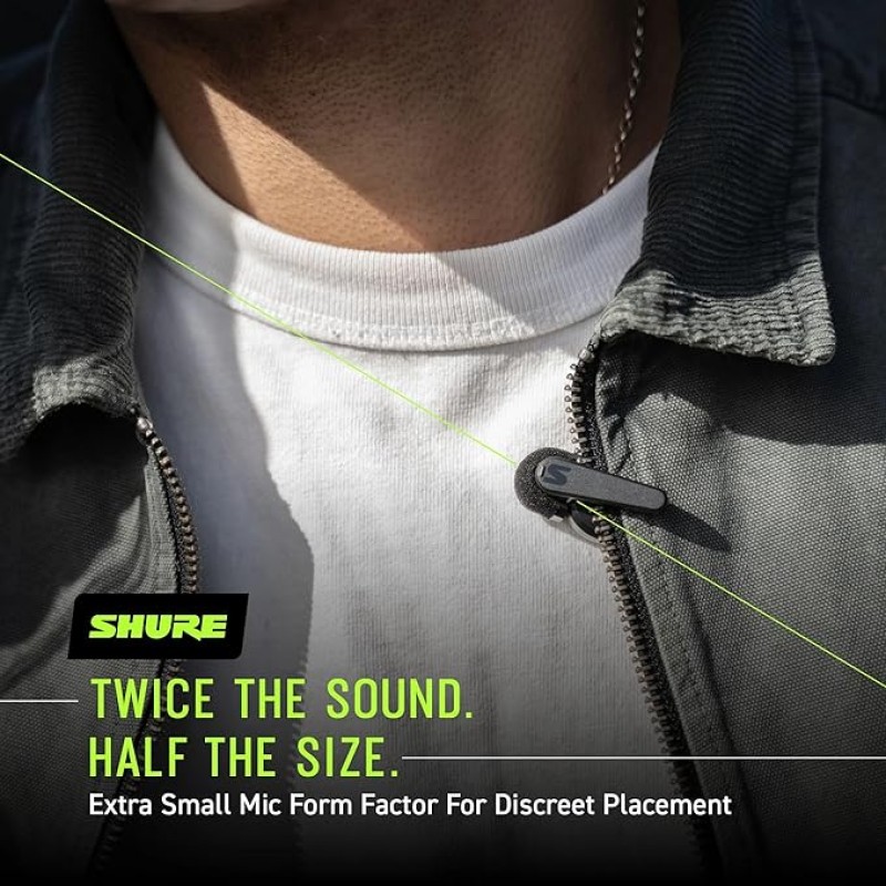 Shure MoveMic Receiver - Cold Shoe Mountable Camera Receiver for MoveMic Lavalier Microphones, Compatible with Most DSLR Cameras and Computers, for Mobile Content Creators Shure MoveMic Receiver - Cold Shoe Mountable Camera Receiver for MoveMic Lavalier Microphones, Compatible with Most DSLR Cameras and Computers, for Mobile Content Creators