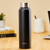 Stainless Steel Water Bottle (Pack of 2) | BIS-Approved | 900ml (Matte Black) Stainless Steel Water Bottle (Pack of 2) | BIS-Approved | 900ml (Matte Black)