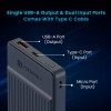 (Refurbished) Portronics Luxcell B12 10,000mAh 12W Power Bank, Ultra Slim Power Bank with USB-A Output Port & Dual Input Ports (Micro & Type C) | BIS Certified |Type C Cable Included|Made in India(Dark Blue) (Refurbished) Portronics Luxcell B12 10,000mAh 12W Power Bank, Ultra Slim Power Bank with USB-A Output Port & Dual Input Ports (Micro & Type C) | BIS Certified |Type C Cable Included|Made in India(Dark Blue)