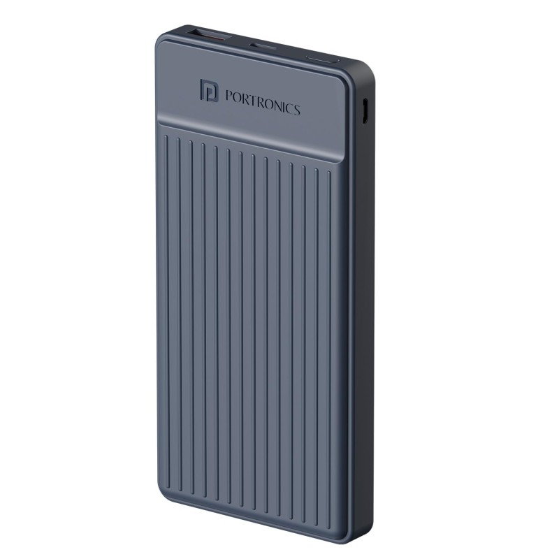 (Refurbished) Portronics Luxcell B12 10,000mAh 12W Power Bank, Ultra Slim Power Bank with USB-A Output Port & Dual Input Ports (Micro & Type C) | BIS Certified |Type C Cable Included|Made in India(Dark Blue) (Refurbished) Portronics Luxcell B12 10,000mAh 12W Power Bank, Ultra Slim Power Bank with USB-A Output Port & Dual Input Ports (Micro & Type C) | BIS Certified |Type C Cable Included|Made in India(Dark Blue)