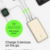 Belkin 10000 mAh Power Bank | Super Fast Charging | USB-C PD Port | 15W Charging for iPhone Series (16, 16 Pro Max), Samsung Galaxy, Google Pixel & More | Gold Belkin 10000 mAh Power Bank | Super Fast Charging | USB-C PD Port | 15W Charging for iPhone Series (16, 16 Pro Max), Samsung Galaxy, Google Pixel & More | Gold