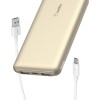 Belkin 10000 mAh Power Bank | Super Fast Charging | USB-C PD Port | 15W Charging for iPhone Series (16, 16 Pro Max), Samsung Galaxy, Google Pixel & More | Gold Belkin 10000 mAh Power Bank | Super Fast Charging | USB-C PD Port | 15W Charging for iPhone Series (16, 16 Pro Max), Samsung Galaxy, Google Pixel & More | Gold
